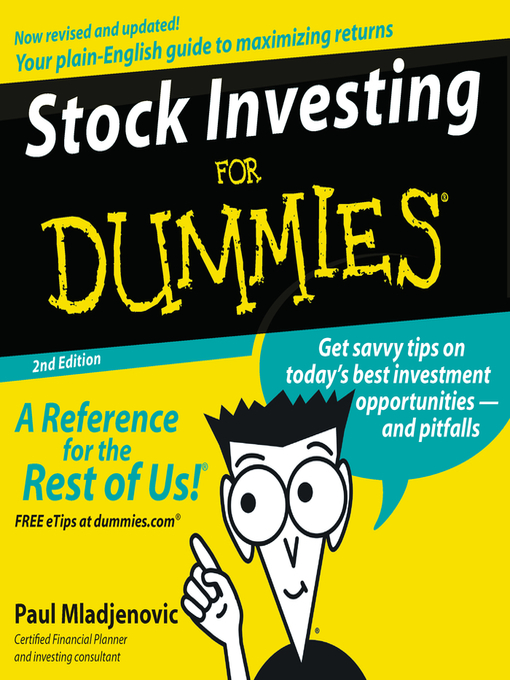 Title details for Stock Investing for Dummies® by Paul Mladjenovic - Wait list